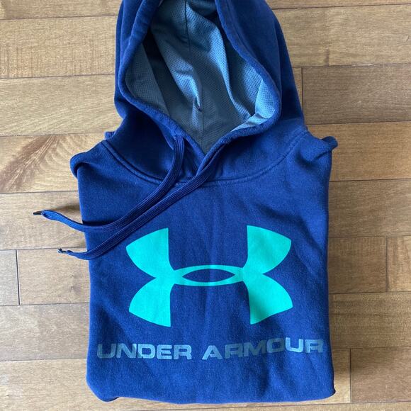 Under Armour Hoodie cold gear blue and green size XL - Picture 2 of 11